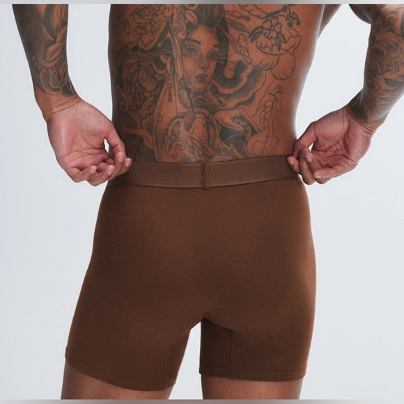 NWT, Savage X Fenty, SAVAGE X BOXER BRIEFS, Brown Sugar Nude - Picture 2 of 5